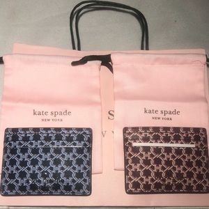 SOLD OUT NWT Kate Spade Spade Link Card Holder